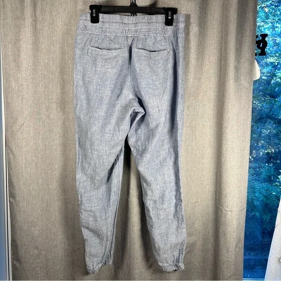 Athleta Cabo Linen Jogger in Chambray Blue size 6. - Picture 5 of 9
